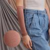 femple Arm Cover | For Muslim Women Islamic Jersey Muslim Arm Cover | Sun UV Protection Hijab Oversleeve (Dusty Rose) view 4