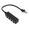 RJ45 Ethernet Splitter Cable Ethernet Cable Splitter ABS PCB RJ45 Splitter Adapter for Laptop Home Accessories view 4