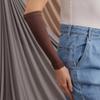 femple Arm Cover | For Muslim Women Islamic Jersey Muslim Arm Cover | Sun UV Protection Hijab Oversleeve (Mocha) view 2