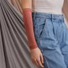 femple Arm Cover | For Muslim Women Islamic Jersey Muslim Arm Cover | Sun UV Protection Hijab Oversleeve (Terracotta) view 2