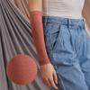 femple Arm Cover | For Muslim Women Islamic Jersey Muslim Arm Cover | Sun UV Protection Hijab Oversleeve (Terracotta) view 4