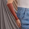 femple Arm Cover | For Muslim Women Islamic Jersey Muslim Arm Cover | Sun UV Protection Hijab Oversleeve (Redwood) view 2