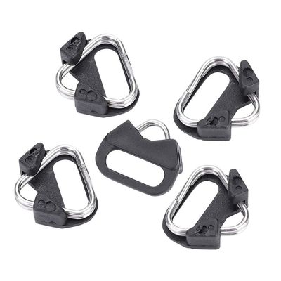 5pcs Replacement Alloy Split Triangle Rings Hook for Camera Shoulder Strap Camera Strap Hook Remplacment Lug Camera Split Camera Strap Hook Triangle Hook Belt H
