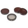 Action Camera Filter Set, Aluminum Alloy Frame, CPL ND8 ND16 ND32 Lens Filter for Action 4 3, Simple Operation, Silicone, Optical Glass view 1