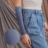 femple Arm Cover | For Muslim Women Islamic Jersey Muslim Arm Cover | Sun UV Protection Hijab Oversleeve (Denim) view 4