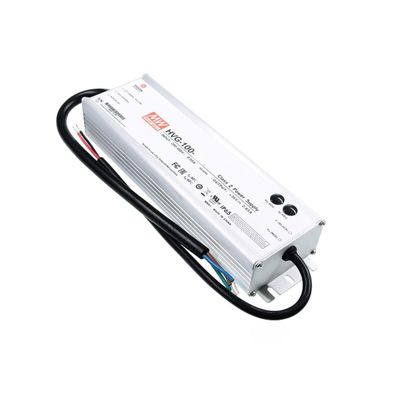 Mean Well HVG 100W 54V 1.77A LED Driver HVG-100-54A AC-DC Constant Current Voltage Switching Power Supply Converter Transformer with IP65, PFC, Output Current and Voltage Adjustable