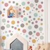 178 Pcs Bohemian Wall Decal with Polka Dots & Rainbows - Neutral Nursery Decor, Self-Adhesive Removable Wall Stickers for Kids Room, Living Room, Classroom, Home & School Decoration (Peel and Stick) view 1