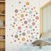 178 Pcs Bohemian Wall Decal with Polka Dots & Rainbows - Neutral Nursery Decor, Self-Adhesive Removable Wall Stickers for Kids Room, Living Room, Classroom, Home & School Decoration (Peel and Stick) view 4