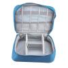 Gavigain Portable Organizer Bag for Headphone Organizer Power Bank Headphone Digital Small Organizer Nylon Storage Bag for USB Cable(Blue) view 1