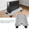 Computer Case Brackets Removable Computer Case Bays Brackets Desktop Storage Racks w/Brakes Computer Hosting Racks Computer Racks (White) view 2