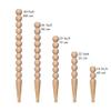 Beech Farmhouse Wood Table Leg - Unfinished - DIY Furniture - Turned Wooden Leg (16 Inch / 40 cm) view 3