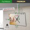 Barkan 38'' Long White TV Ceiling Mount, 13-65 inch Full Motion - 3 Movement Flat/Curved Screen Bracket Holds up to 88lbs, Telescopic Height Adjustment, Fits LED OLED LCD view 2