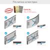 Barkan 38'' Long White TV Ceiling Mount, 13-65 inch Full Motion - 3 Movement Flat/Curved Screen Bracket Holds up to 88lbs, Telescopic Height Adjustment, Fits LED OLED LCD view 4