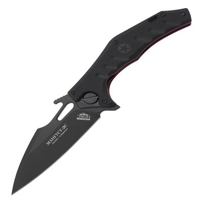 HOKC Mongoose-2C | 337-708406 | Pocket Knife, EDC Knife by Official Dealer - Designed by Russian Master Aleksander Biryukov - Liner Lock, G10 Handle, Adjustable Pocket Clip, Ceramic Double Row Ball Bearing, Finger Flipper, Wave Opener, Long and Durab