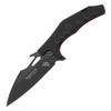 HOKC Mongoose-2C | 337-708406 | Pocket Knife, EDC Knife by Official Dealer - Designed by Russian Master Aleksander Biryukov - Liner Lock, G10 Handle, Adjustable Pocket Clip, Ceramic Double Row Ball Bearing, Finger Flipper, Wave Opener, Long and Durab view 1