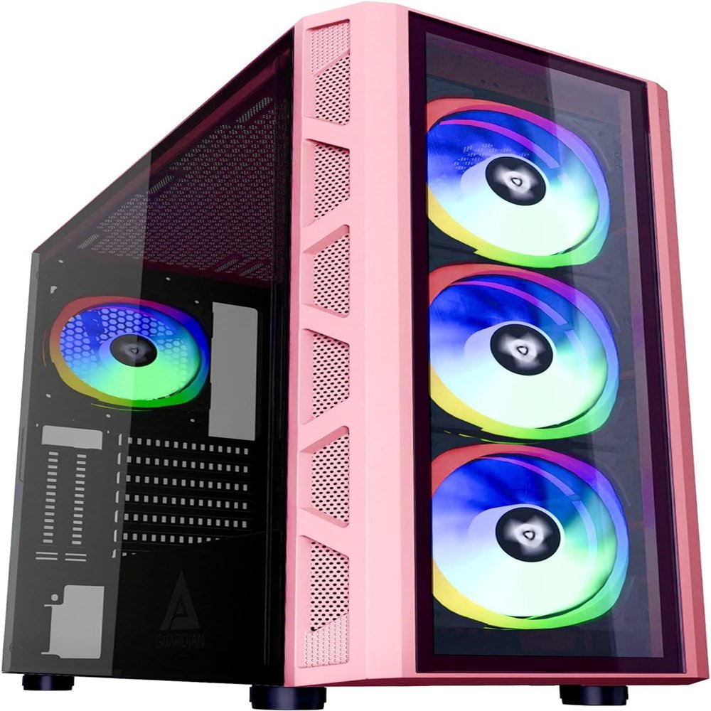 Custom Built Gaming Computer Desktop Gaming PC with Nvidia Geforce RTX 4060 8 Core Ryzen CPU 4.6 Ghz Turbo 32GB DDR4 RAM 2TB Solid State Storage Drive SSD NVME Plug and Play Windows 10 Tower PC