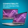 Gumdrop DropTech Custom Case Dell Latitude 5440|5450 Precision 3480 Clamshell-Drop Tested Protection Rubberized Thread on Sides Seamless Asset Tagging Snap in Installation for School or Work-Black view 2