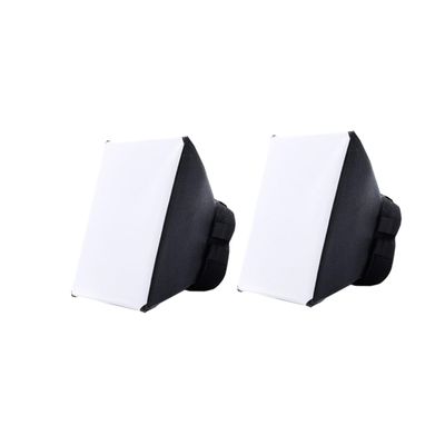 PartyKindom 2pcs Flash Diffuser Softbox for DSLR Softbox Flash Diffusers for Speedlight