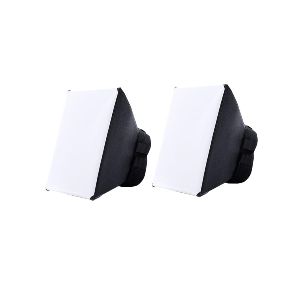 PartyKindom 2pcs Flash Diffuser Softbox for DSLR Softbox Flash Diffusers for Speedlight