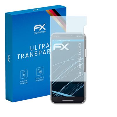 atFoliX Screen Protection Film compatible with Sony XAV-AX6050 Screen Protector, ultra-clear FX Protective Film (3X)