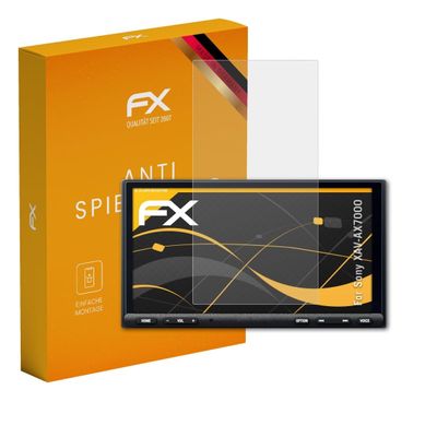 atFoliX Screen Protector compatible with Sony XAV-AX7000 Screen Protection Film, anti-reflective and shock-absorbing FX Protector Film (3X)