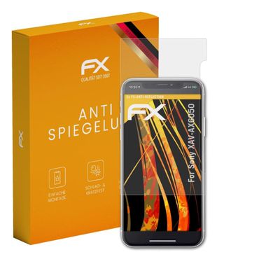 atFoliX Screen Protector compatible with Sony XAV-AX6050 Screen Protection Film, anti-reflective and shock-absorbing FX Protector Film (3X)