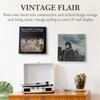MyGift Modern Wall Mounted Metal Wire Vinyl LP Record Storage Holder with Matte Black Finish, Album Sleeve Display Rack, Set of 2 (Brass) view 2