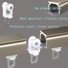 Ceiling Track Set for Curtains, Ceiling Curtain Track, Curtain Track Ceiling Wall Black Mounted, Heavy Duty 2m Sliding Shower Curtain Rail, Room Divider, can Be Used in Windows, Bedrooms (Color : WHI view 2