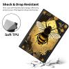 Case for Kindle Paperwhite 10th Generation 2018,Slim PU Leather Smart E-Reader Cases Covers with Auto Wake/Sleep for Amazon Kindle Paperwhite 10th Generation 2018 Release,Bee Flowers view 2