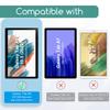 KEANBOLL 2-Pack Designed for Samsung Galaxy Tab A8 10.5 inch 2022 Tempered Glass Screen Protector, Galaxy Tablet A8 2022 (SM-X200/X205/X207), Ultra Clear Tempered Glass Shield view 2