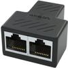 BUBUCAM 2 Pack RJ45 Splitter Coupler Adapter Network LAN ETHERNET Internet Extension for Cat 5, Cat5e, Cat 6 view 3