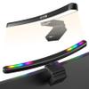 Geisofu Monitor Light Bar Curved, RGB Backlight, Computer Screen Lamp for Eye Care, Dual Light Mode with Touch Control Timed, Gaming Accessory, Radius of Curvature 1500 mm view 1