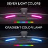 Geisofu Monitor Light Bar Curved, RGB Backlight, Computer Screen Lamp for Eye Care, Dual Light Mode with Touch Control Timed, Gaming Accessory, Radius of Curvature 1500 mm view 3