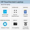 HP 15.6" Touchscreen Business Laptop - Intel Core i3-1215U, 32GB RAM, 1TB SSD, Intel UHD Graphics, WiFi, Bluetooth, Long Battery Life, Windows 11 Home, with Cleaning Brush view 3