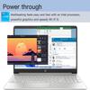HP 15.6" Touchscreen Business Laptop - Intel Core i3-1215U, 32GB RAM, 1TB SSD, Intel UHD Graphics, WiFi, Bluetooth, Long Battery Life, Windows 11 Home, with Cleaning Brush view 4