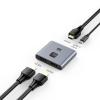 ALINKLIFE HDMI Spliter Compatible with 8K HDMI Cable 8K@60Hz 4K@120Hz Converter Bidirectional HDMI Switcher Ultra HD 8K High Speed 48Gbps with one Button Switch Female to Female x 2 Port view 3
