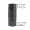2" M48 Astronomical Telescope Extension Tube, T2 Extending Ring 3/5/7/10//12/15/20/30mm for Cameras and Eyepieces, M48x0.75 On Both Sides 1PC/Set (Size : 7mm 1pc) view 2