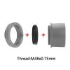 2" M48 Astronomical Telescope Extension Tube, T2 Extending Ring 3/5/7/10//12/15/20/30mm for Cameras and Eyepieces, M48x0.75 On Both Sides 1PC/Set (Size : 7mm 1pc) view 4