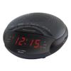 HANNLOMAX HX-139CR Alarm Clock Radio, PLL FM Radio with Preset Stations, Dual Alarm, 0.6 Red LED Display, USB Port for 1A Charging, Bluetooth, AC Power Operation only. (Dark Grey) view 1