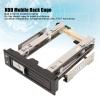 Aluminium Trayless Hot Swap Mobile Rack Backplane Single Bay Internal HDD Enclosure, Support SATA I/II/III 6Gbps for 3.5" Hard Drive SSD and 5.25" Floppy Drive view 2