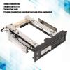 Aluminium Trayless Hot Swap Mobile Rack Backplane Single Bay Internal HDD Enclosure, Support SATA I/II/III 6Gbps for 3.5" Hard Drive SSD and 5.25" Floppy Drive view 3
