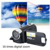 DIXII Camera Camcorder, Portable Digital Video Camcorder Handy Camera Full HD 270 Rotation 1080P 16X High Definition Digital Camcorder Video DV Camera Kids(Black) view 2