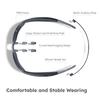 SANGSTRE Sports Audio Sunglasses, Smart Bluetooth Glasses for Cycling, Running and Hiking. Black Frame & Transition AR Purple. view 2