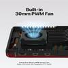 Argon NEO 5 Case for Raspberry Pi 5 (BRED) | Aluminum case with Built-in Fan view 2