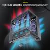 Antec C8, Fans not Included, RTX 40 Compatible, Dual-Chamber, tooless Design, Type-C, 360mm Radiator Support, Seamless Tempered Glass Front & Side Panels, High Airflow Full-Tower E-ATX PC Case view 3
