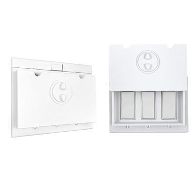 Light Switch Lock Cover Triple Rocker (3-Gang Decora) Keeps Switches ON/OFF, Prevents Unauthorized or Accidental Use HomeStar Safety Switch Guard