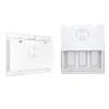 Light Switch Lock Cover Triple Rocker (3-Gang Decora) Keeps Switches ON/OFF, Prevents Unauthorized or Accidental Use HomeStar Safety Switch Guard view 1