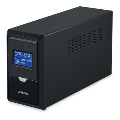 SaNzia UPS uninterruptible Power Supply Backup Machine Interactive Machine Online 500 650 1K 2K 3KVA Computer Server (Size : UPS-500AKLCD)