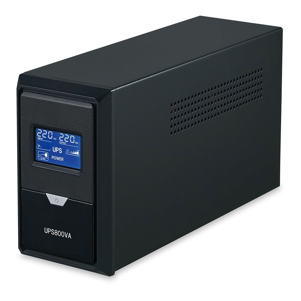 SaNzia UPS uninterruptible Power Supply Backup Machine Interactive Machine Online 500 650 1K 2K 3KVA Computer Server (Size : UPS-500AKLCD)