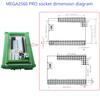 eletechsup MEGA2560 PRO DIN Rail Expansion Board DC-DC 5V 2A Converter 3.96mm Mount Screw Terminal Block Adapter Module DNMPA25 for Arduino (only Board, 4 apcs) view 4